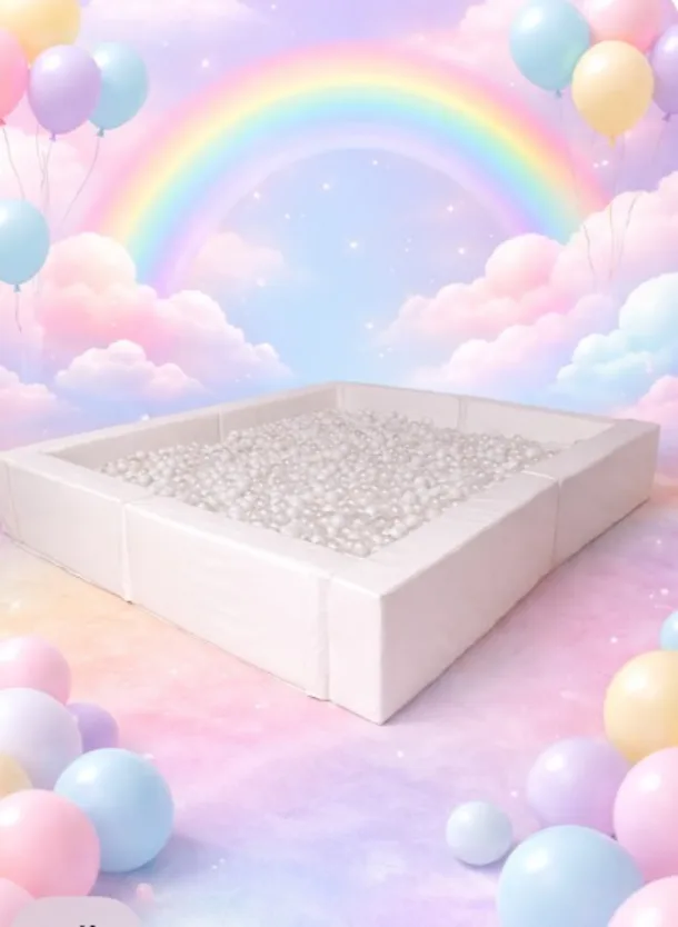 10 Foot Luxury White Ball Pool