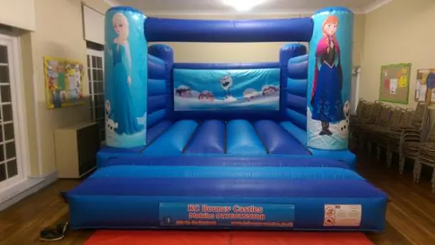 Frozen Indoor Bouncy Castle Hire Wirral