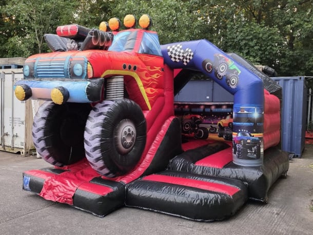 Monster Truck With Slide For Hire In Liverpool