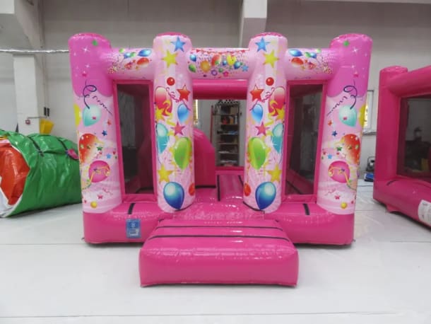 14 X 11 Pink Toddler Activity Bouncy Castle Party