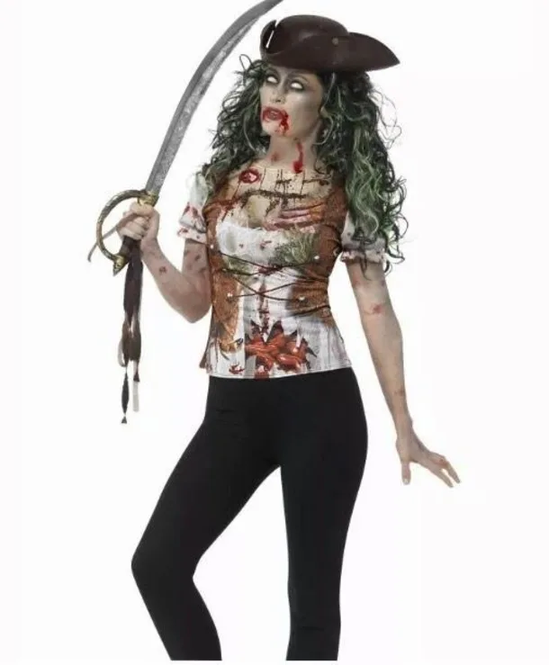 Zombie Pirate T Shirt