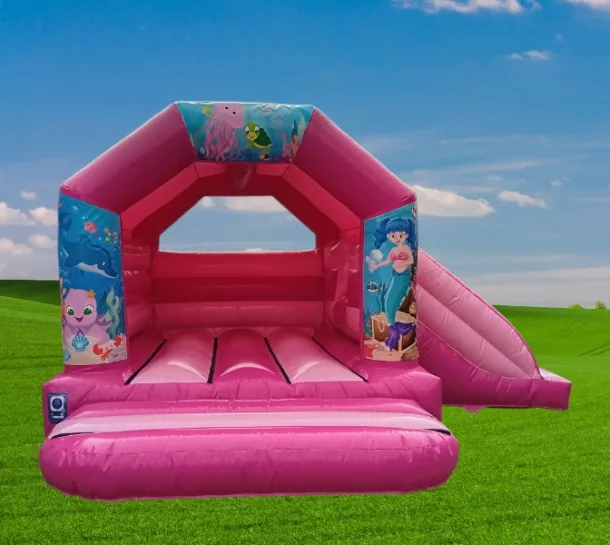 Pink Themed Side Slide - Mermaids And Under The Sea