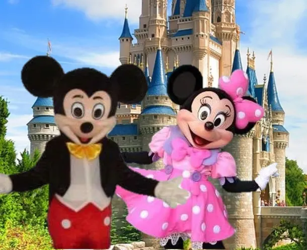 Minnie And Mickey Mascots