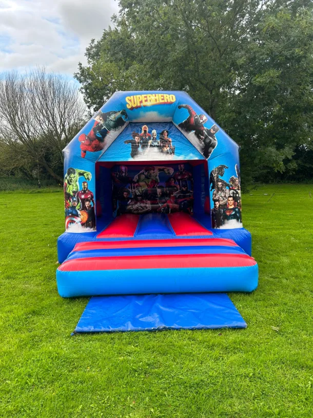 Superhero A Frame Bouncy Castle