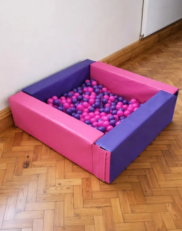 Pink And Purple Foam Ballpool