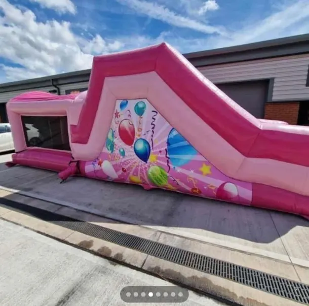 26ft Pink Obstacle Course