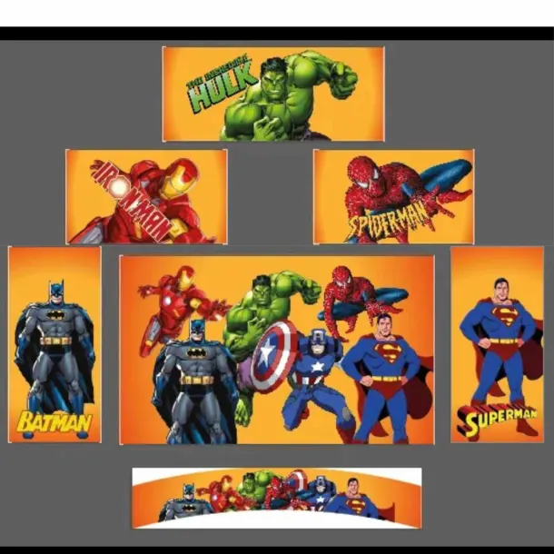 Super Hero - 02 Velcro Print