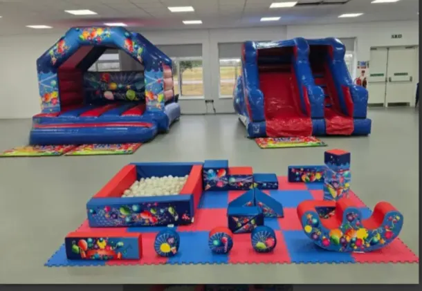 Red Party Slide Fun