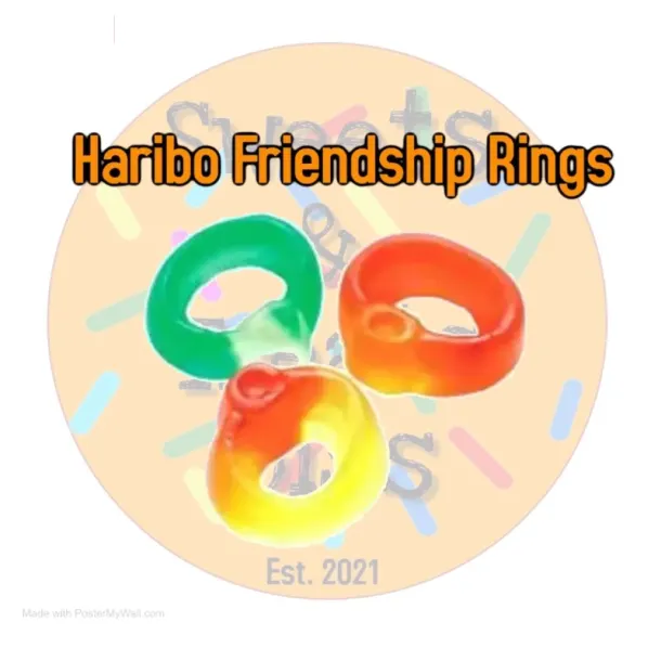 100g Haribo Friendship Rings