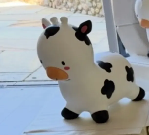 Cow Hopper - Black And White