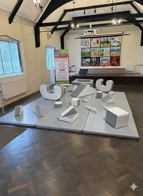 Grey And White Soft Play