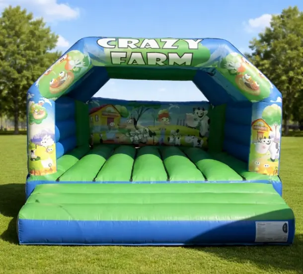12ft X 15ft Crazy Farm Bouncy Castle
