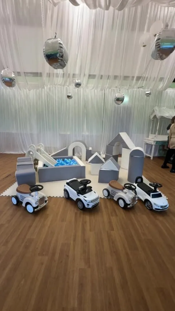 Grey And White Soft Play Set
