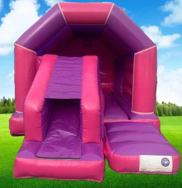 Velcro Pink And Purple Combi Front Slide