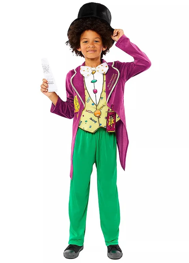 Willy Wonka Kids Fancy Dress Costume