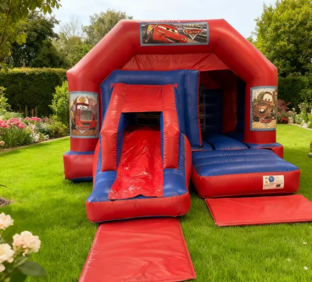 Red And Blue Combo Castle - Disney Pixa Cars Theme