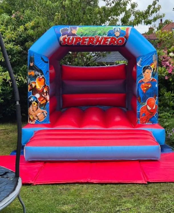 Super Hero Bouncy Castle