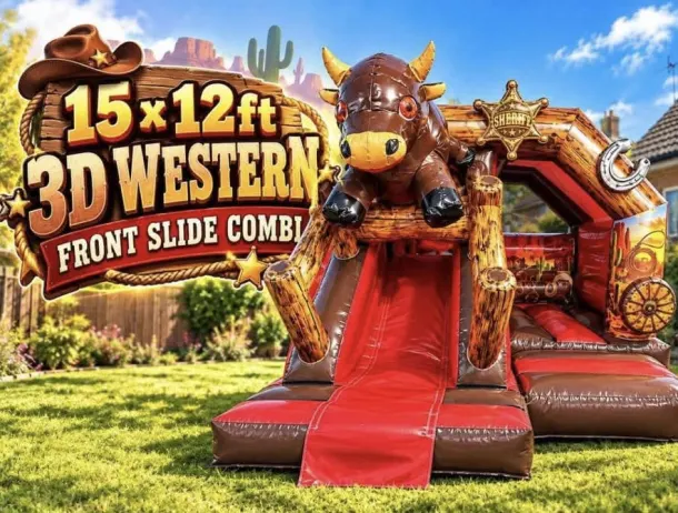 Western Rodeo Theme Bouncy Castle