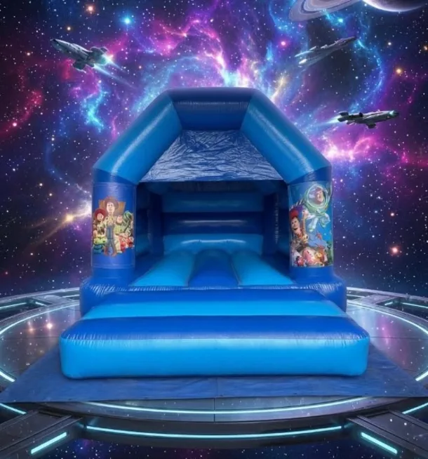 12ft X 14ft Toy Story - Shades Of Blue Bouncy Castle