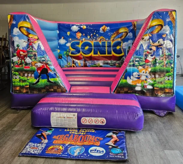 12ft X 12ft Low Height Sonic Bouncy Castle