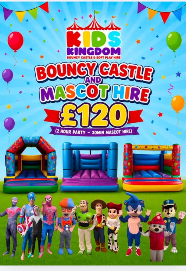 Bouncy Castle And Mascot Package