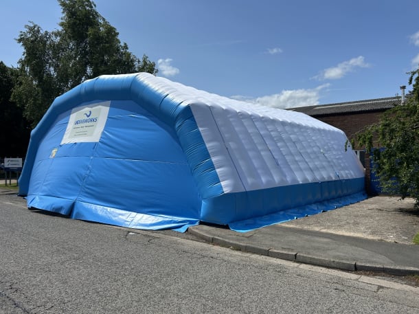 Swimming Pool Repair Inflatable Tent