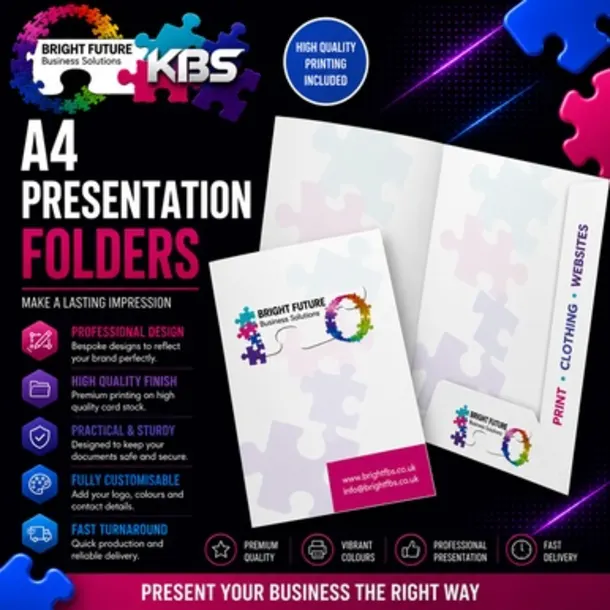 A4 Presentation Folders Card Thickness