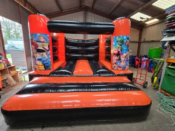 Orange And Black Toy Story H Frame Boncy Castle