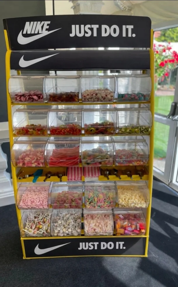 Pick N Mix Stand Hire Branded Personalised Custom