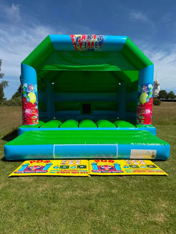 Party Time Green And Blue Castle