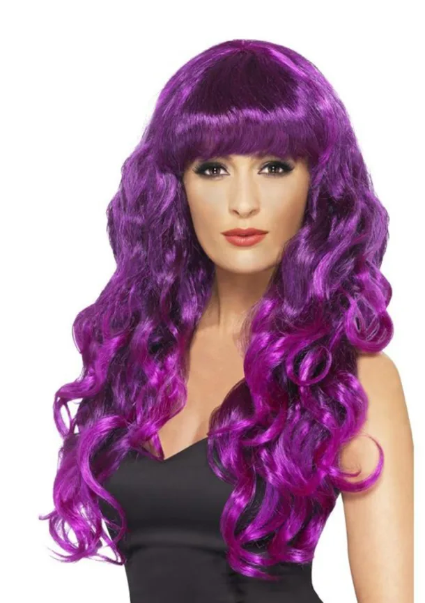 Purple Siren Wig