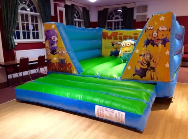 Despicable Me 2 Indoor Bouncy Castle 15ft Deep X12 Ft Wide 8ft Tall