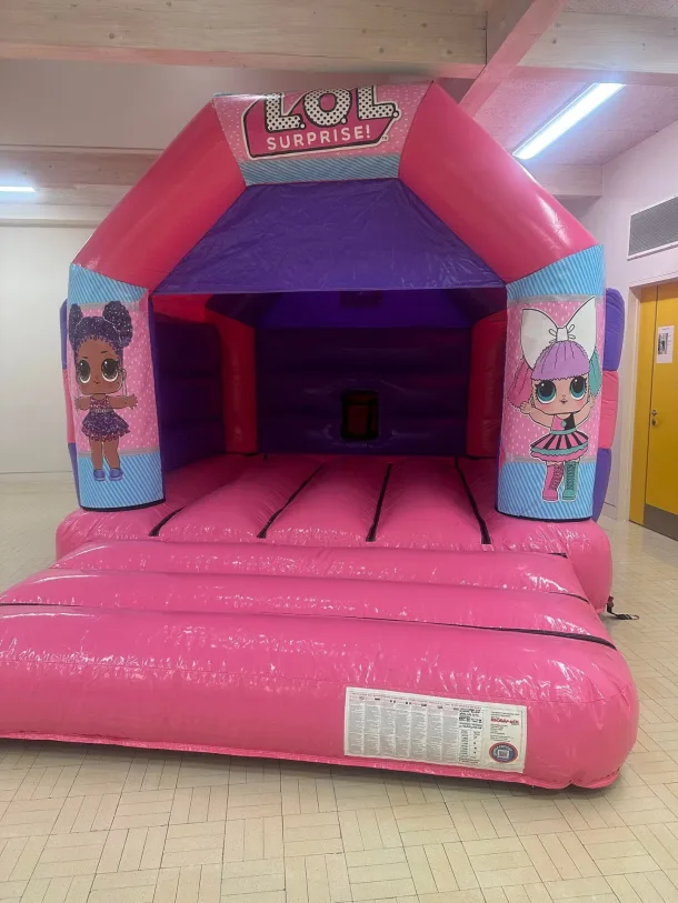 Lol Pink Bouncy Castle