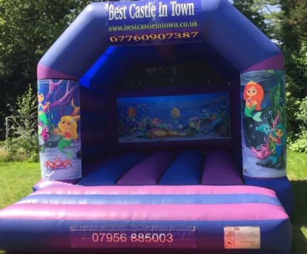 Mermaid Bouncy Castle - H Frame