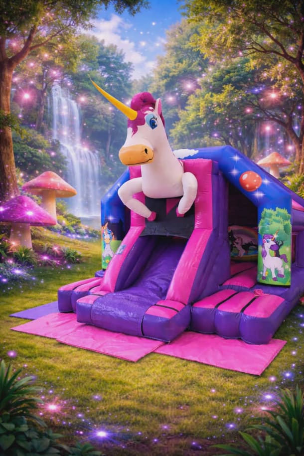 Unicorn Castle With Front Slide