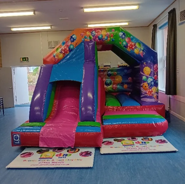 Multicolour Party Front Slide Bouncy Castle