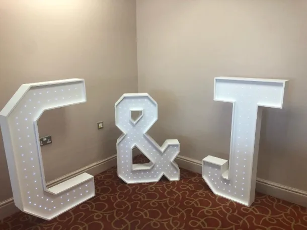 Initials Light Up Letter Hire