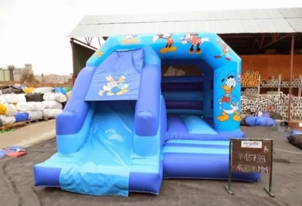 15ft X 12ft Disney Castle With Slide Si47