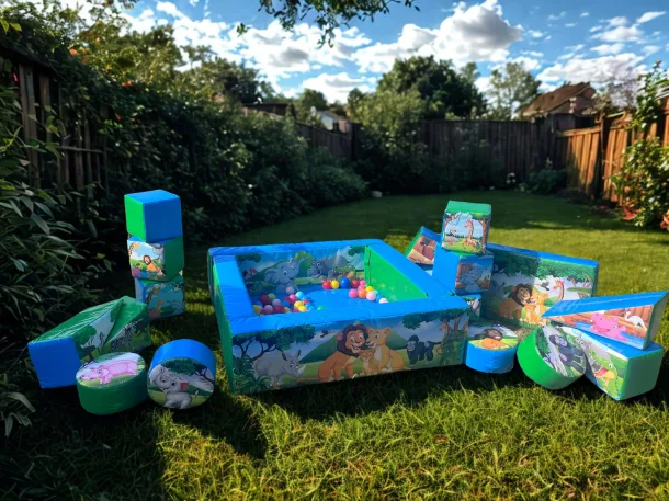 Jungle Soft Play Shapes And Ball Pit