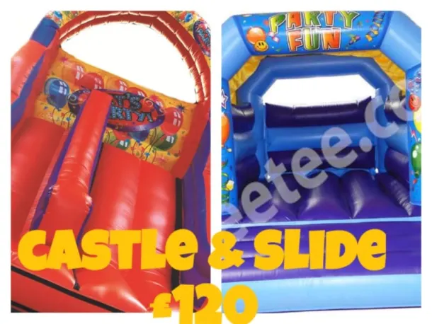 Bouncy Castle And Slide Package