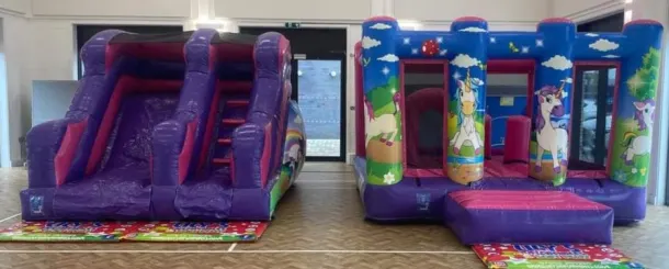Unicorn Bish Bash Slide Fun