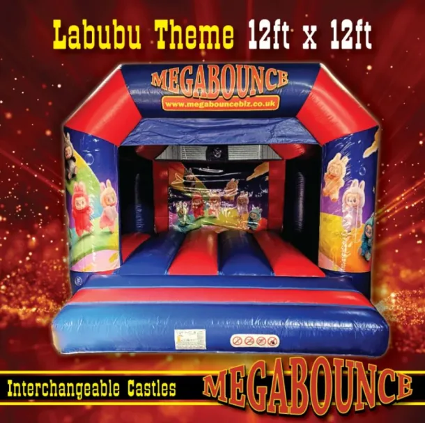 12ft X 12ft Labubu Interchangeable Bouncy Castle