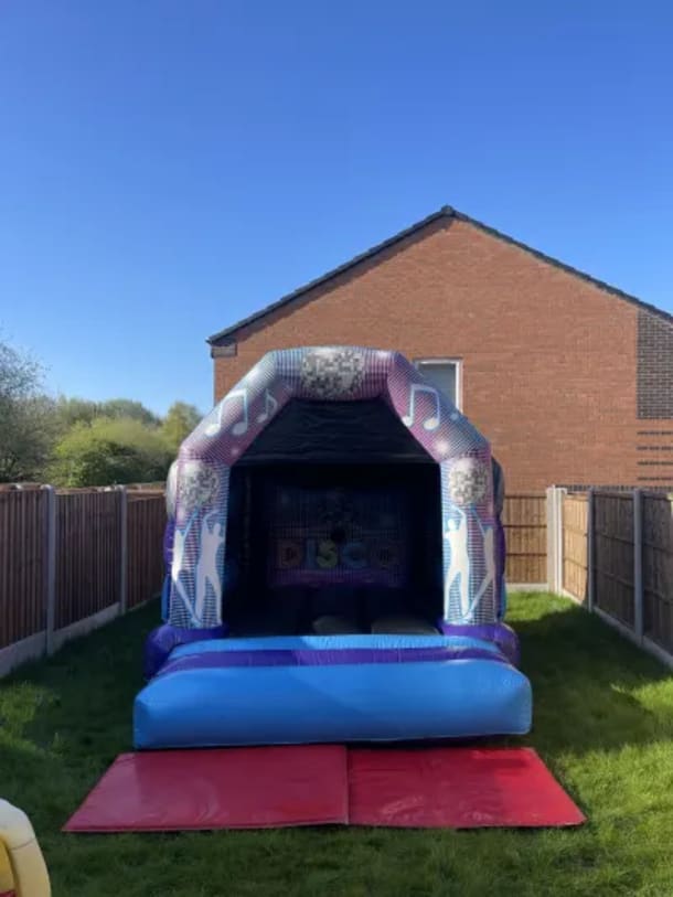 15ft X 11ft Kids Disco Bouncy Castle