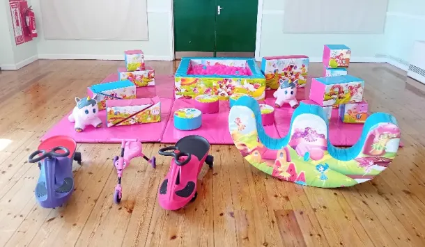 Candy-fairy Pink Soft Play With Ride-ons