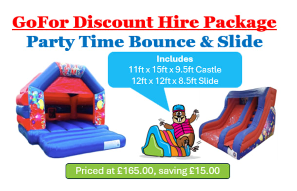 Party Time Bounce And Slide Package