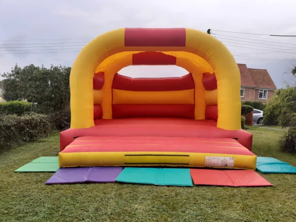 18ft X 18ft Red And Yellow Any Age Castle