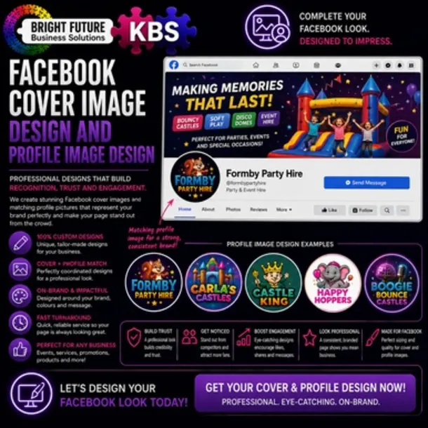 Facebook Cover Image Design And Profile Image Design