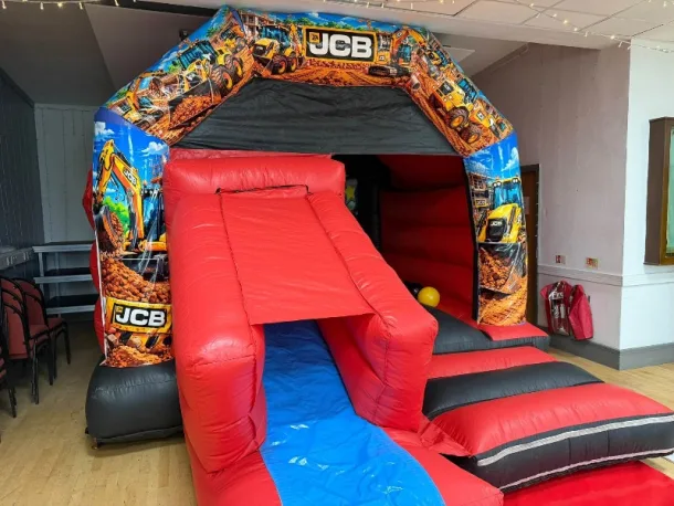 Jcb Themed Bouncy Castle