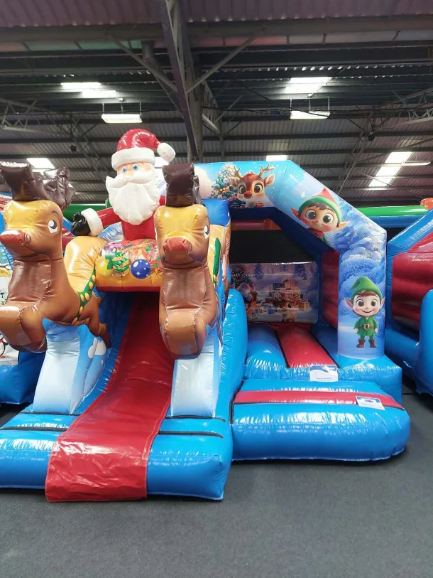 Christmas 3d Bouncy Castle