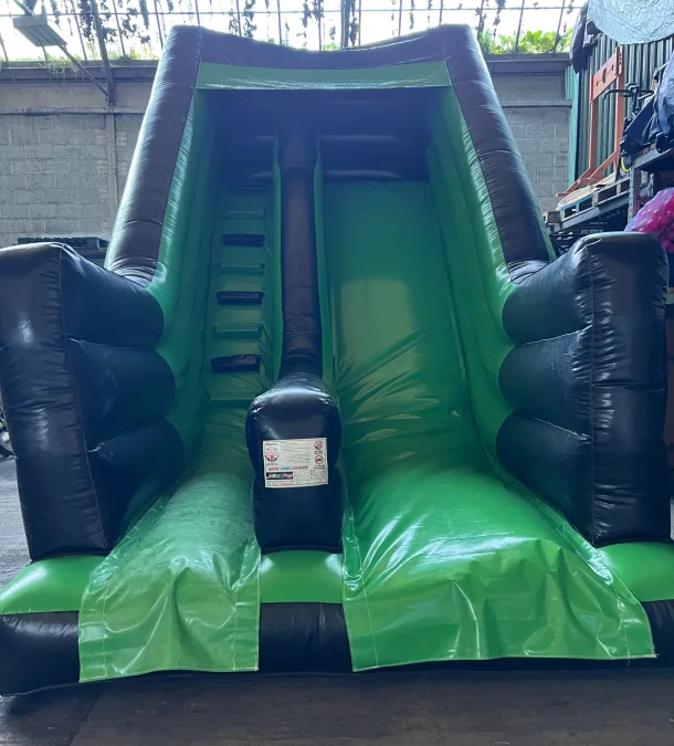 Black And Green Platform Slide